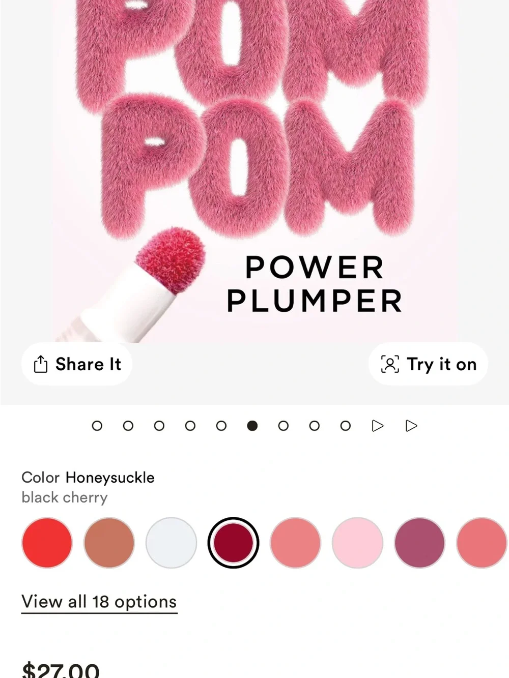 tarte Maracuja Juicy Plumping Lip Oil — Honeysuckle